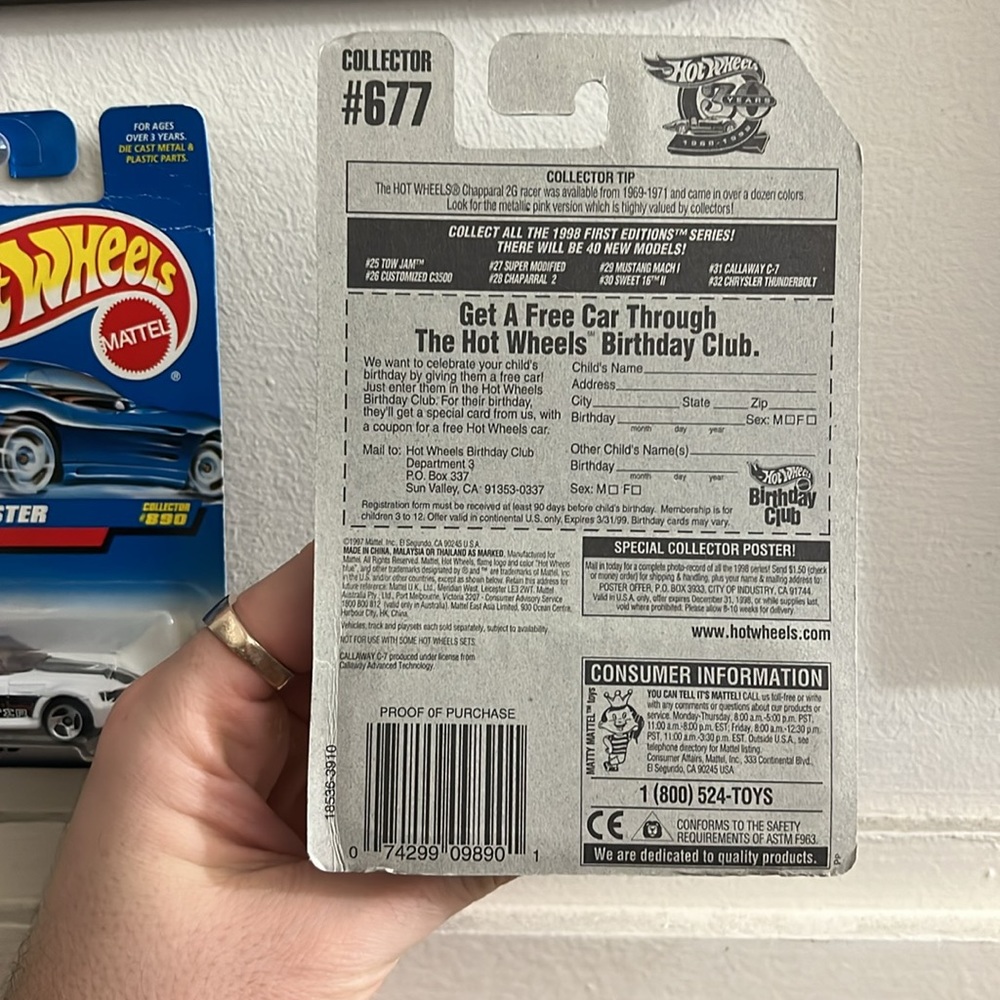 Mattel Hot Wheels toy cars (2) from 1990s - Picture 5 of 10
